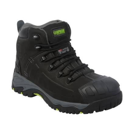 Apache Mercury Black Waterproof Safety Boot - Size 9